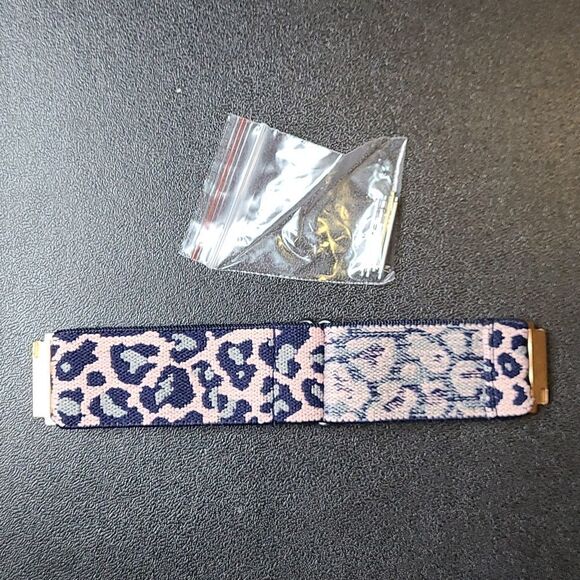 Fitbit Watch Band - Blue, Pink and Gray Leopard Design - Picture 2 of 4